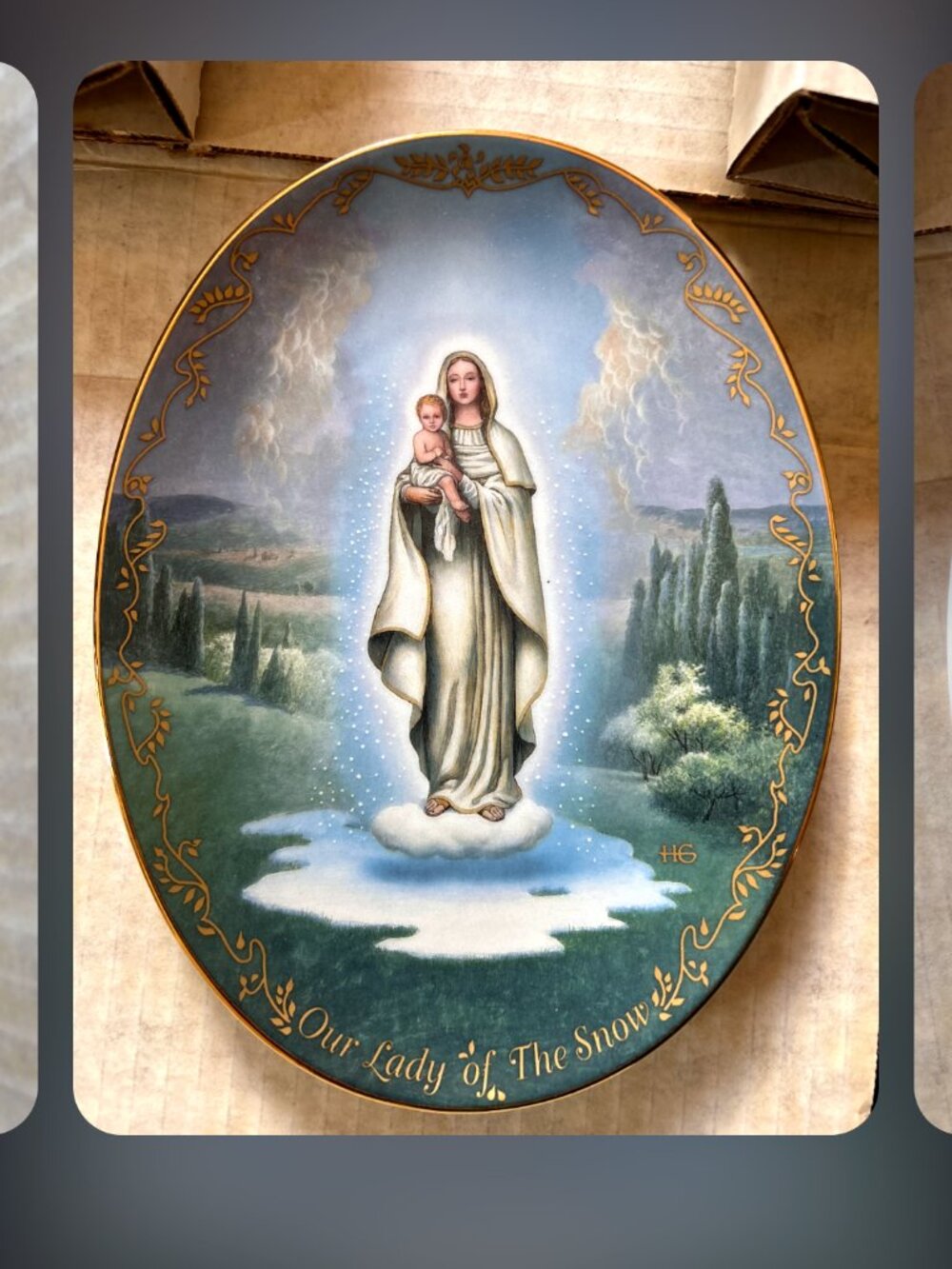 Beautiful religious plate